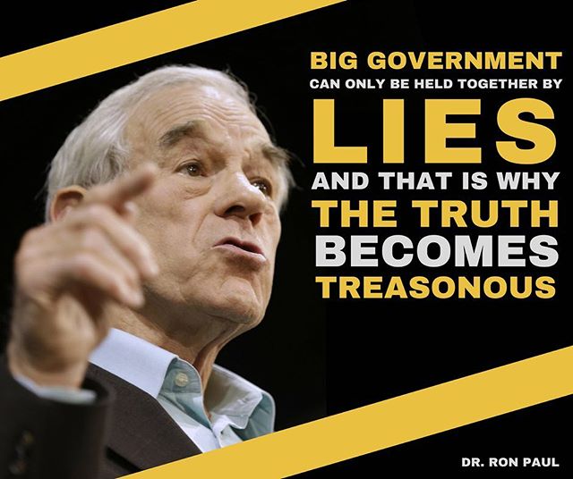 Ron Paul spitting some truth! #LiveFree #Libertarian